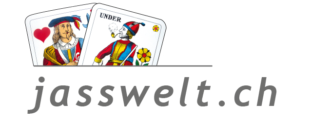 Jasswelt.ch Logo. Online Shop für Jassartikel und Gesellschaftsspiele günstig online kaufen