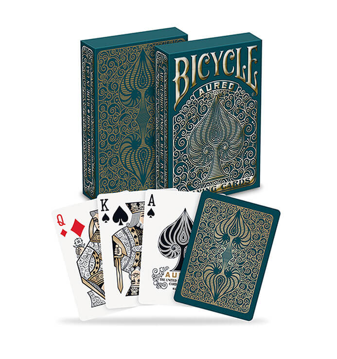 Bicycle Pokerkarten Aureo Kartenspiel günstig online kaufen. Schnell lieferbar. Exklusives Design.