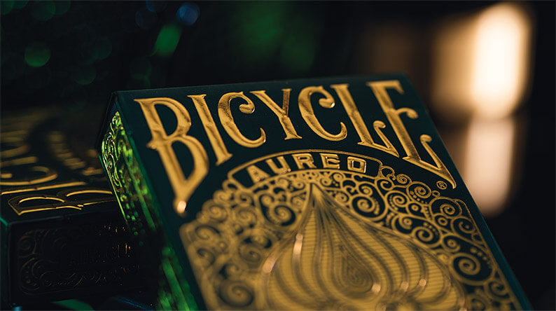 Bicycle Pokerkarten Aureo Kartenspiel günstig online kaufen. Schnell lieferbar. Verpackung mit Prägung.