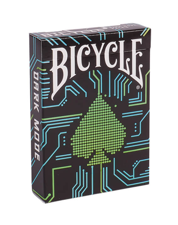 Bicycle Dark Mode Pokerkarten mit einem modernen digitalen Design. Online günstig kaufen.