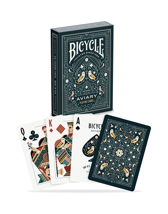 Bicycle Aviary Pokerkarten mit edlem Design und Verpackung. Günstig online kaufen. Schnell lieferbar.