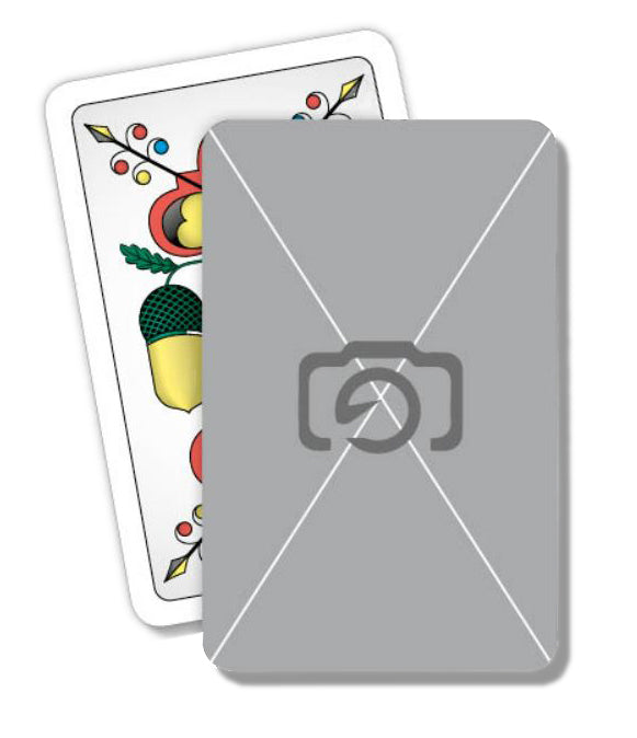 Personalisierte Jasskarten Uno. Beispiel individuell bedruckte Spielkarten. Randabfallend bedrucken.