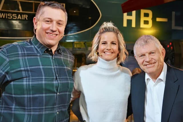 Samschtig Jass mit André Häfliger vom 2.4.2022 und den Gastgebern Fabienne Bamert und Jörg Abderhalden
