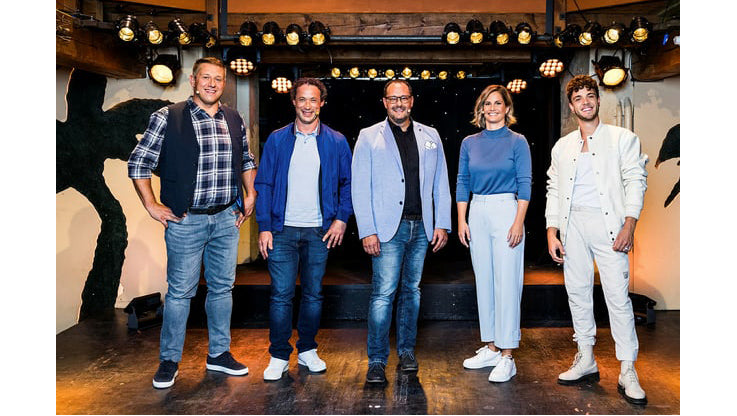 Samschtig Jass mit folgenden Gästen: SCB Star Beat Gerber und Musiker Luca Hänni