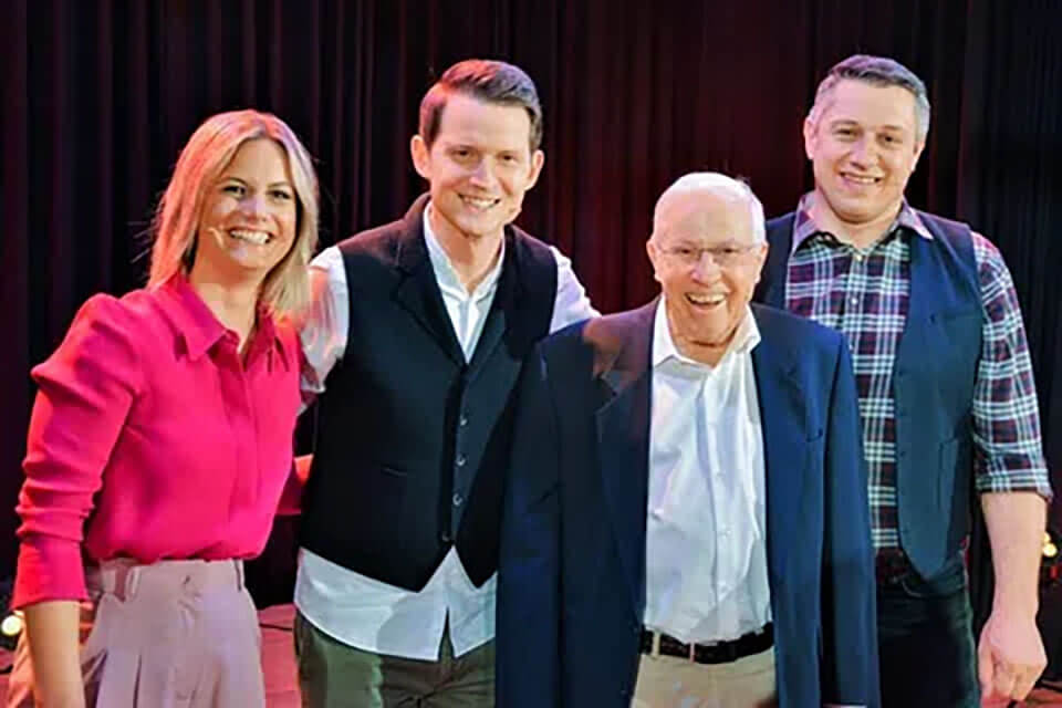 Samschtig-Jass von Fabienne Gyr am 1.10.2022 mit Christoph Blocher und Fabian Unteregger