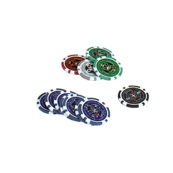 Texas Hold&#39;em Pokerkoffer günstig online kaufen. Mit Premium Pokerkarten und 300 Chip und 5 Würfel.