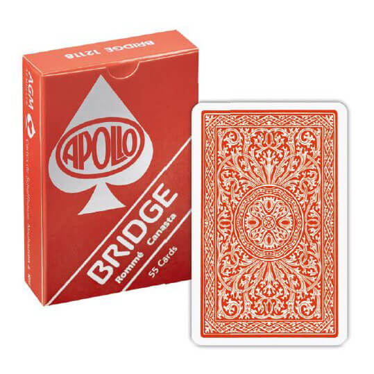 Apollo Bridge Kartenspiel rot von AGM günstig online auf Jasswelt.ch kaufen. Beliebtes Spiel für Erwachsene.