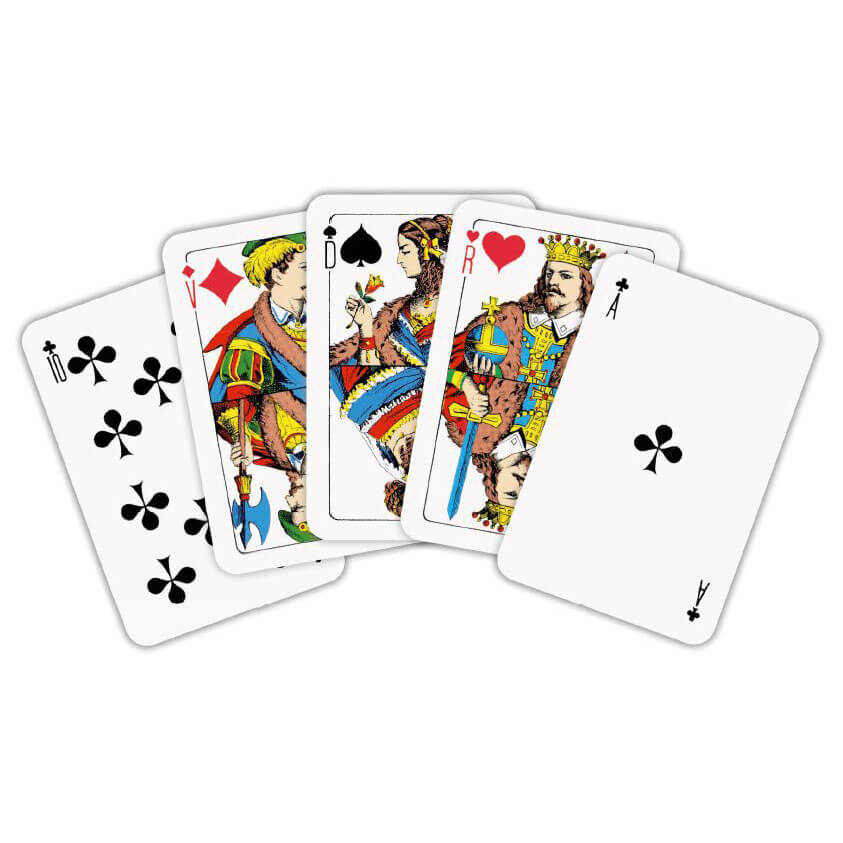 Patience Karten blau. Beliebtes Kartenspiel von AG Müller für Senioren günstig online kaufen.