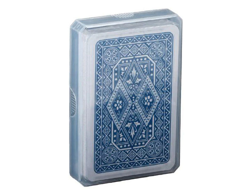 Deutschschweizer Jasskarten mit klassischer Rückseite und verpackt in einer Kunststoffbox. Günstig online kaufen.