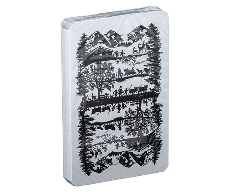 Französische Piquet Jasskarten Standard mit Scherenschnitt Motiv von Esther Gerber. Online günstig kaufen.