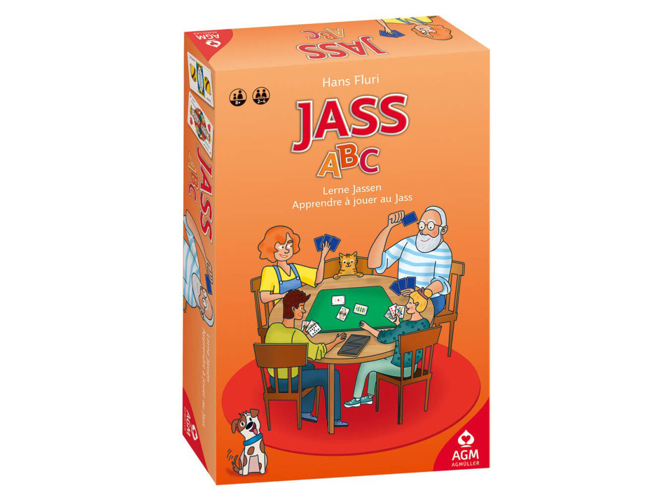 Jass ABC - Lerne Jassen mit diesem Spiel, geeignet für Kinder ab 7 Jahren