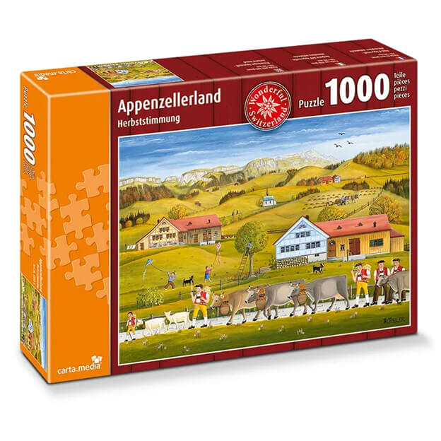 Appenzellerland Herbststimmung Puzzle mit 1000 Teilen günstig online kaufen bei Jasswelt.ch