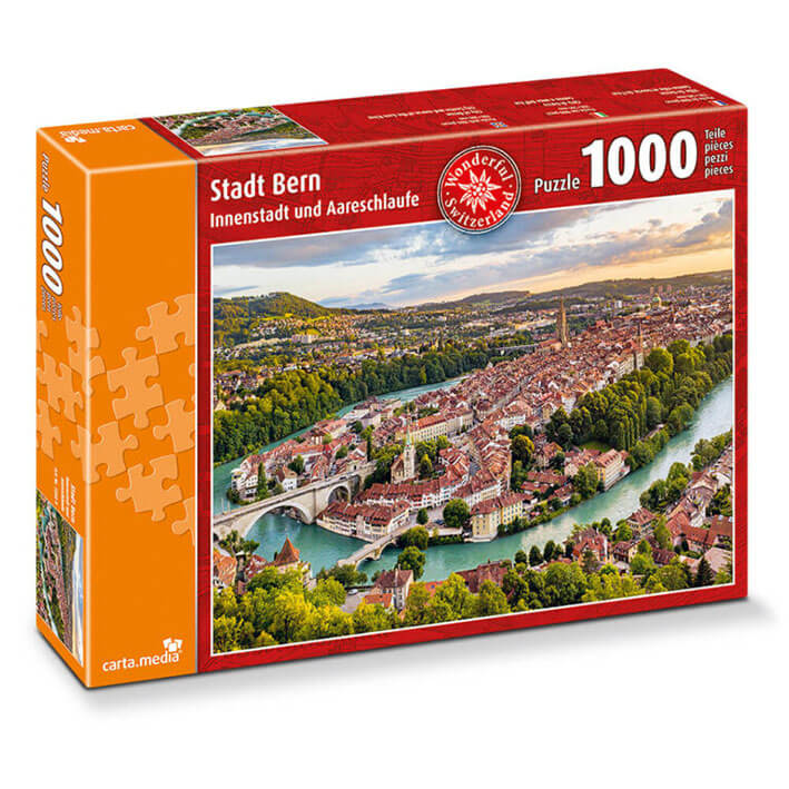 Puzzle Stadt Bern mit 1000 Teilen für Jung und Alt zum Spielen, günstig online kaufen