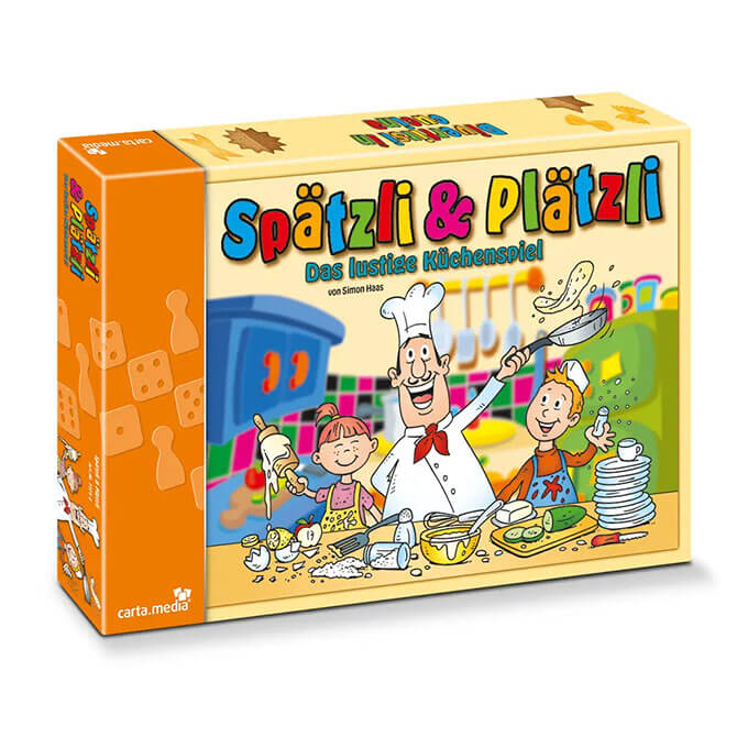 Spätzli & Plätzli ein lustiges Küchenspiel für Gross und Klein. Günstig online kaufen.