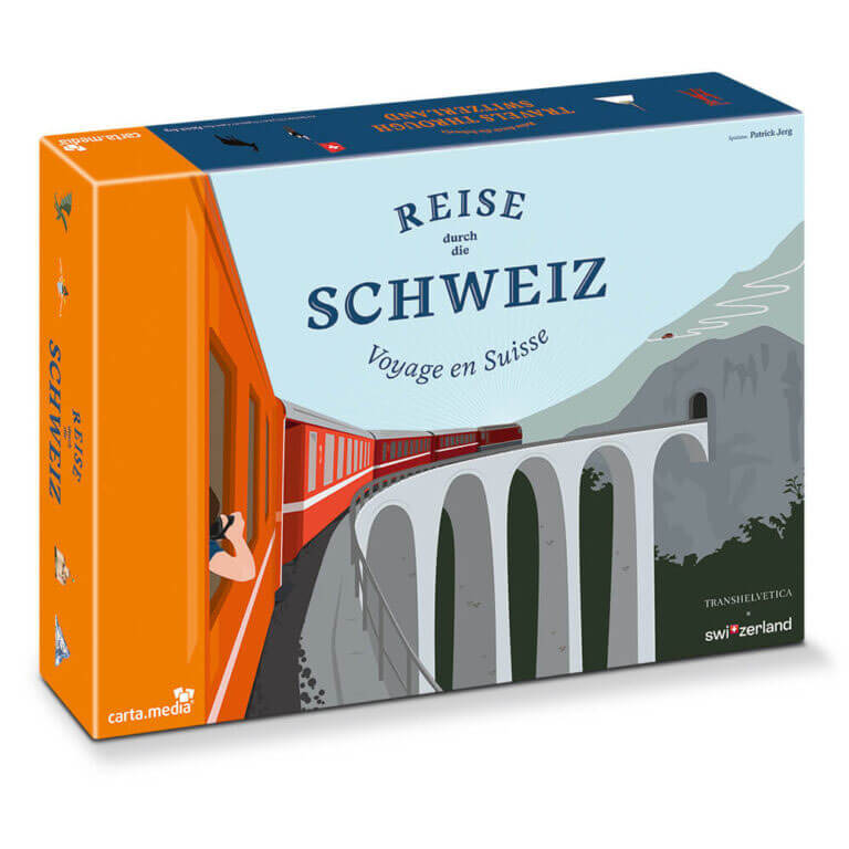 Reise durch die Schweiz - ein Familienspiel für 2 - 6 Personen ab 8 Jahren