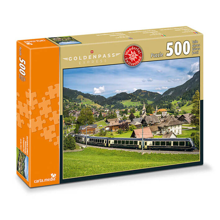 Goldenpass Express Puzzle mit 500 Teilen von Jasswelt.ch - günstig online kaufen