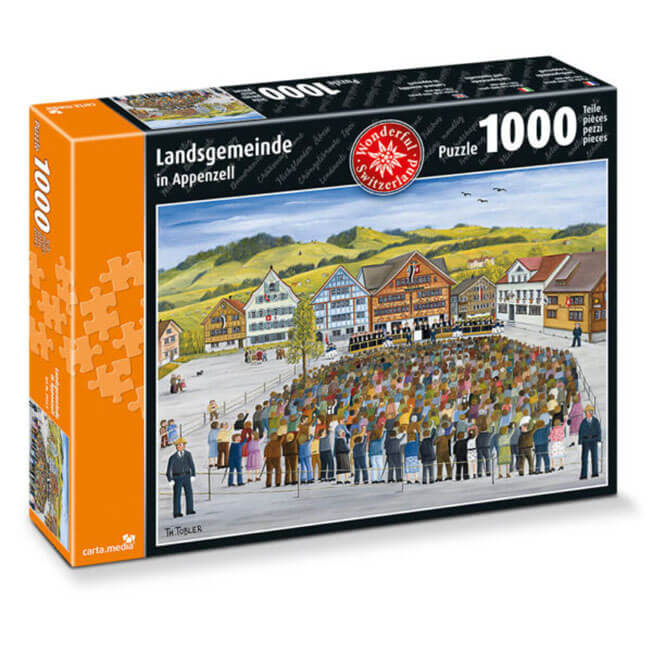 Landsgemeinde Appenzell Puzzle mit 1000 Teilen von Carta Media günstig online kaufen