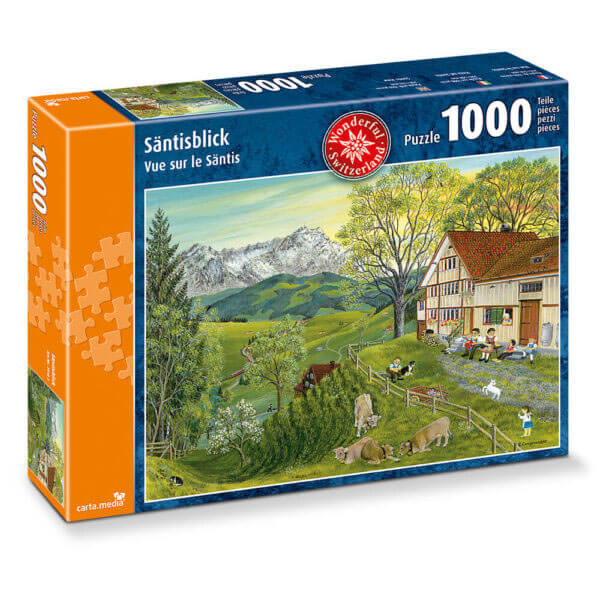 Säntisblick Puzzle mit 1000 Teilen von Carta Media günstig kaufen