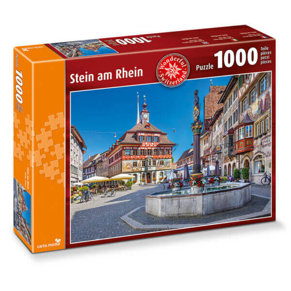 Stein am Rhein Puzzle mit 1000 Teilen von Carta Media. Günstig bei Jasswelt.ch kaufen.
