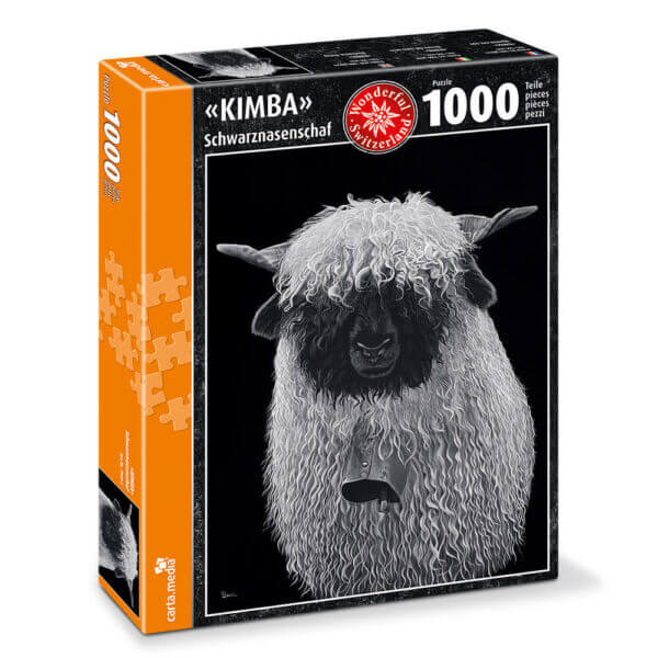 Kimba Schwarnasenschaf Puzzle mit 1000 Teilen günstig online bei Jasswelt kaufen