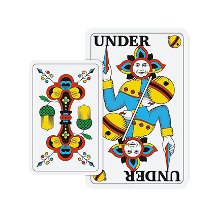 Jasskarten im Maxiformat oder mit grossen Zahlen für Senioren und Sehbehinderte für gute Lesbarkeit