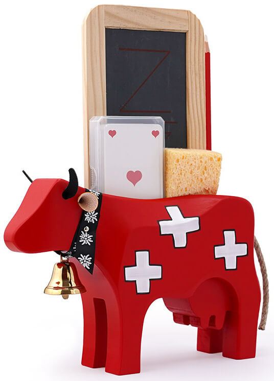 Original Trauffer Jasskarten Kuh mit französischen Piquet Jasskarten und einer Jasstafel