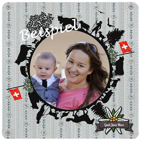 Personalisierter Jassteppich Tierparade. Individuell bedruckten mit Foto und Text. oder Firmenlogo. Jetzt günstig kaufen.