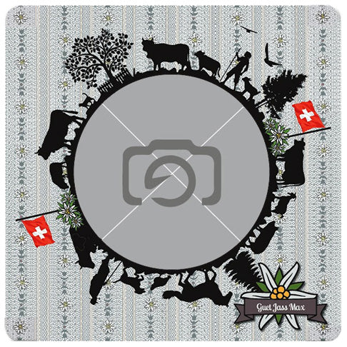 Personalisierter Jassteppich Tierparade. Individuell bedruckten mit Foto und Text. oder Firmenlogo. Jetzt günstig kaufen.