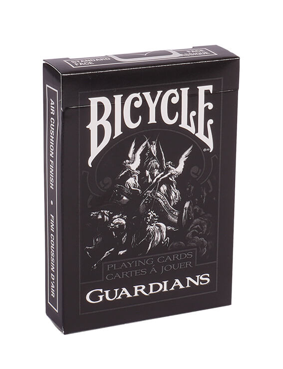 Bicyle Guardians Pokerkarten für Magier, Kartenkünstler und Zauberer. Günstig online kaufen. Ansicht Front.