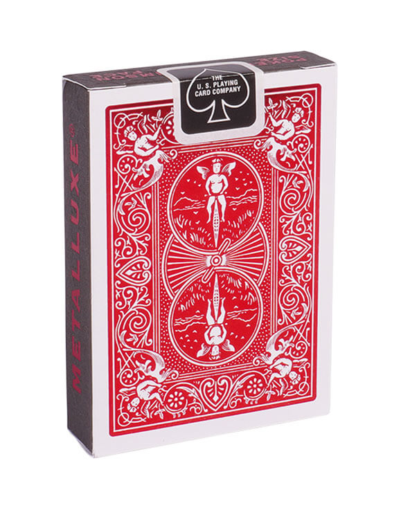 Bicycle Metalluxe Red Pokerkarten günstig online kaufen auf Jasswelt.ch.. Rückseite