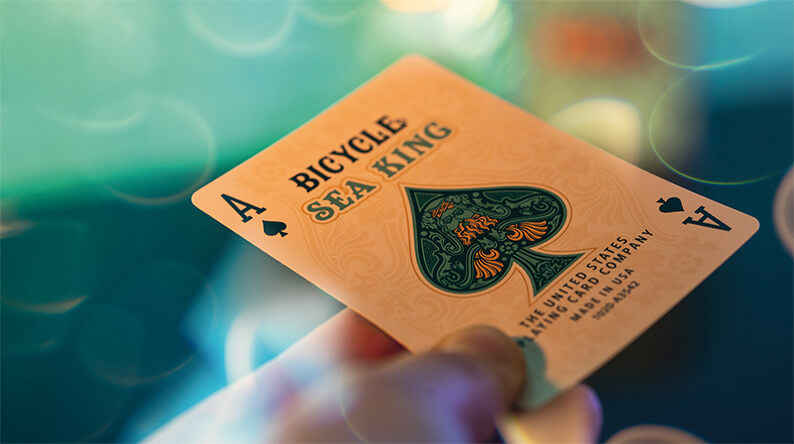 Bicycle Sea King Pokerkarten günstig online kaufen und schnell lieferbar. Pik Ass