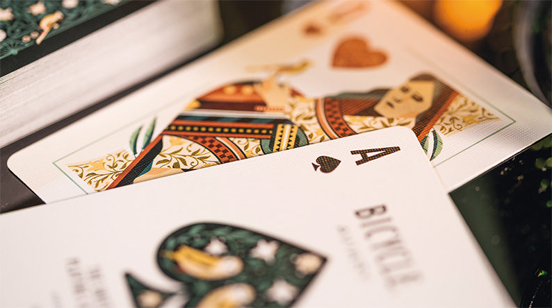 Bicycle Aviary Pokerkarten mit edlem Design und Verpackung. Günstig online kaufen. Pik Ass.