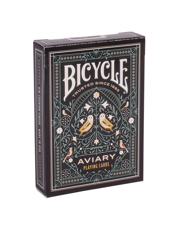 Bicycle Aviary Pokerkarten mit edlem Design und Verpackung. Günstig online kaufen. Ideales Geschenk.