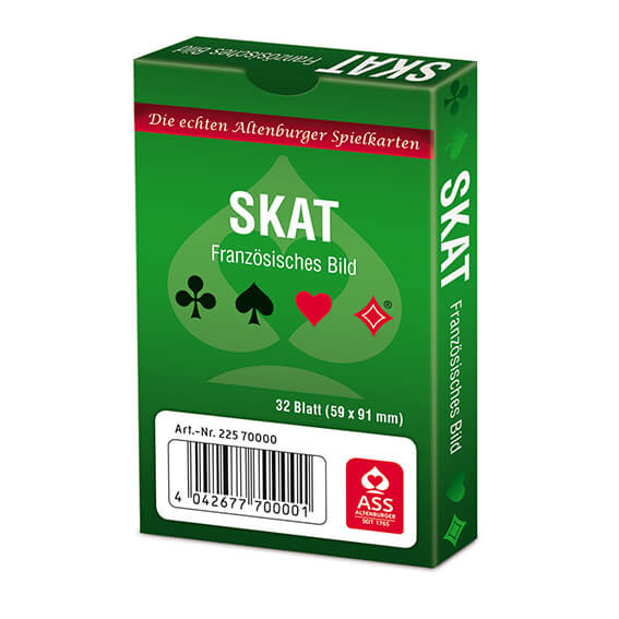 ASS Skat Altenburger Spielkarten mit französischem Bild. 32 Blatt. Online kaufen. Von AG Müller.