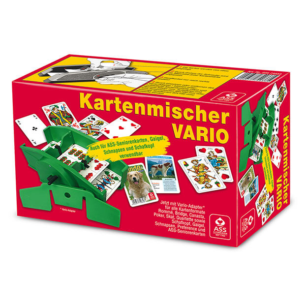 ASS Altenburger Kartenmischer Vario. Spielkarten einfach mischen lassen. Online kaufen.