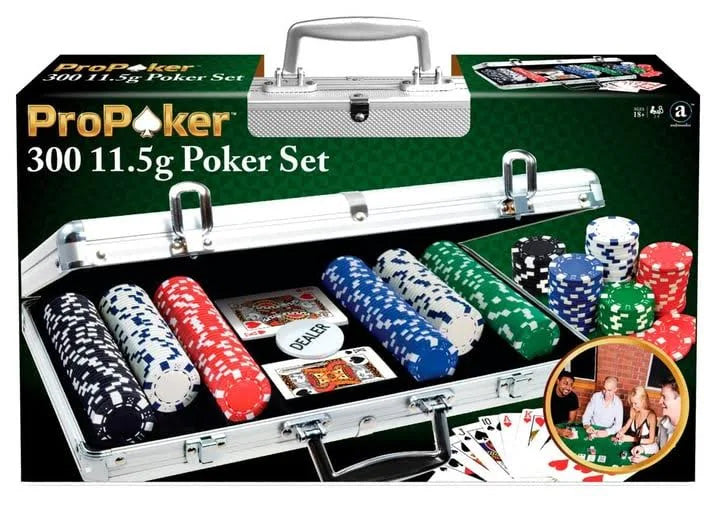 ProPoker Set im Aluminium Koffer. Geniessen Sie das Las Vegas Feeling zuhause.
