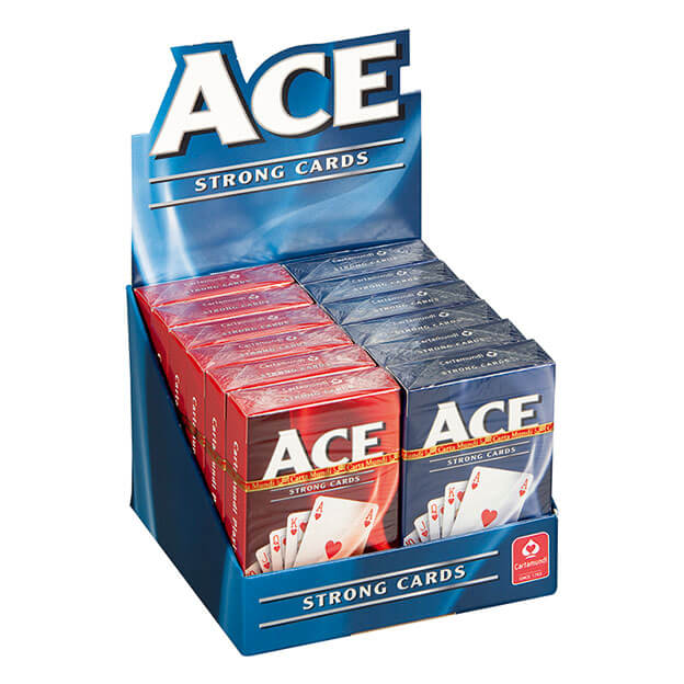 ACE Pokerkarten im 12er Pack auch geeignet für Patience, Bridge, Kanasta und Rummy.