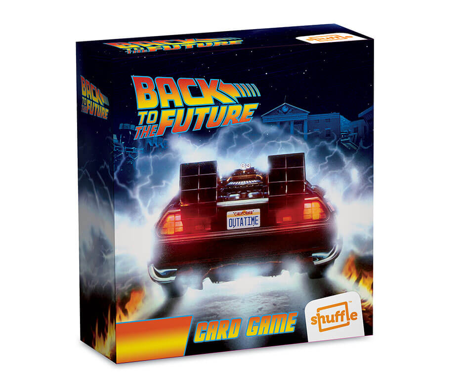 Back to the future Retro Kartenspiel von Shuffle für Kinder und Erwachsene. Jetzt online kaufen.