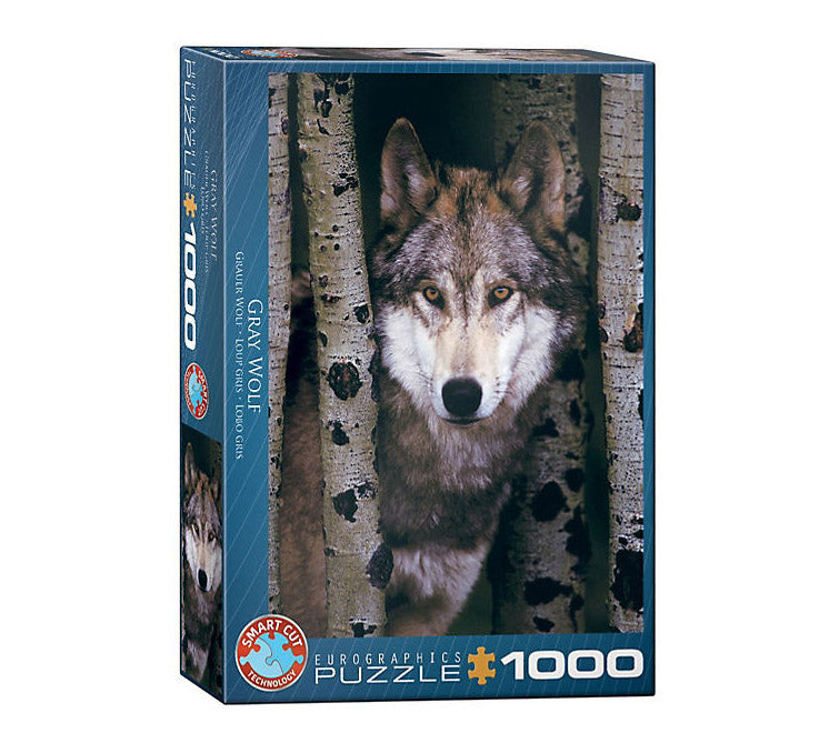 Grauer Wolf Puzzle 1000 Teile Eurographics