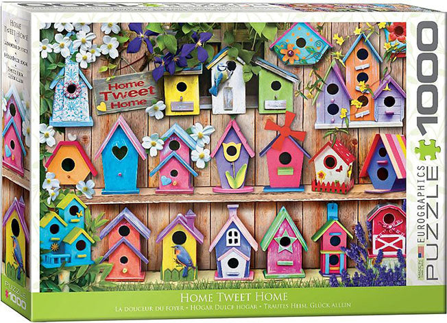 Home Tweet Home Bird Houses Puzzle 1000 Teile von Eurographics für Erwachsene günstig online kaufen