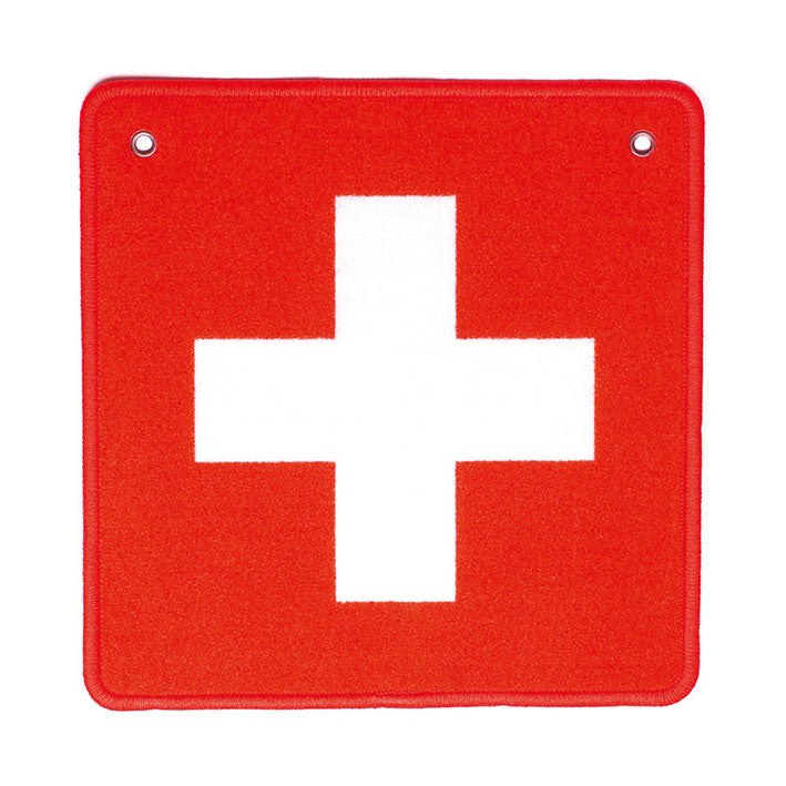 Jassteppich mit Schweizer Flagge, klein von AGM, praktisches Format, günstig online kaufen auf Jasswelt.ch