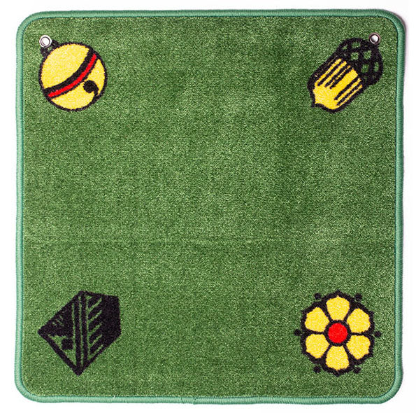 Jassteppich grün - Deutschschweizer Jass-Symbole von AG Müller günstig online kaufen zum Jassen