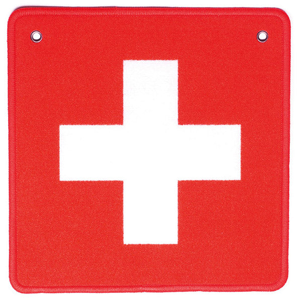 Jassteppich mit Schweizer Flagge 60 x 60 cm günstig online kaufen von AGM für gemütlichen Jassabend