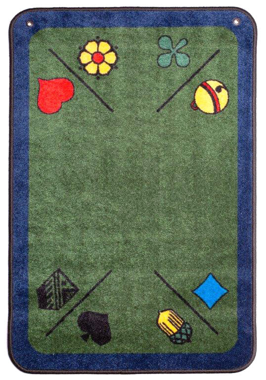 Jassteppich grün Comfort, extra gross, viel Platz zum Jassen von AGM günstig online kaufen auf Jasswelt.ch