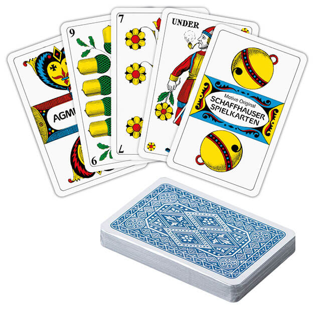 Jasskarten Standard Deutschschweiz. Schweizer Tradition ist das Jassen. Günstig online kaufen.