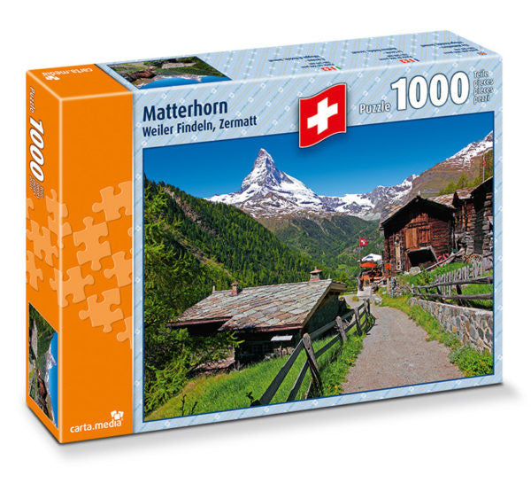 Matterhorn Puzzle 1000 Teile von carta.media für Kinder, Eltern, Senioren günstig online kaufen