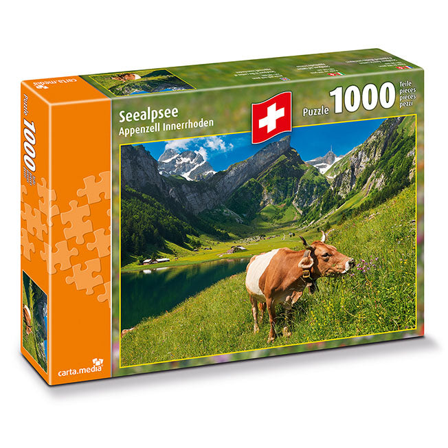 Seealpsee Appenzell Innerhoden Puzzle 1000 Teile für Senioren von carta.media günstig online kaufen