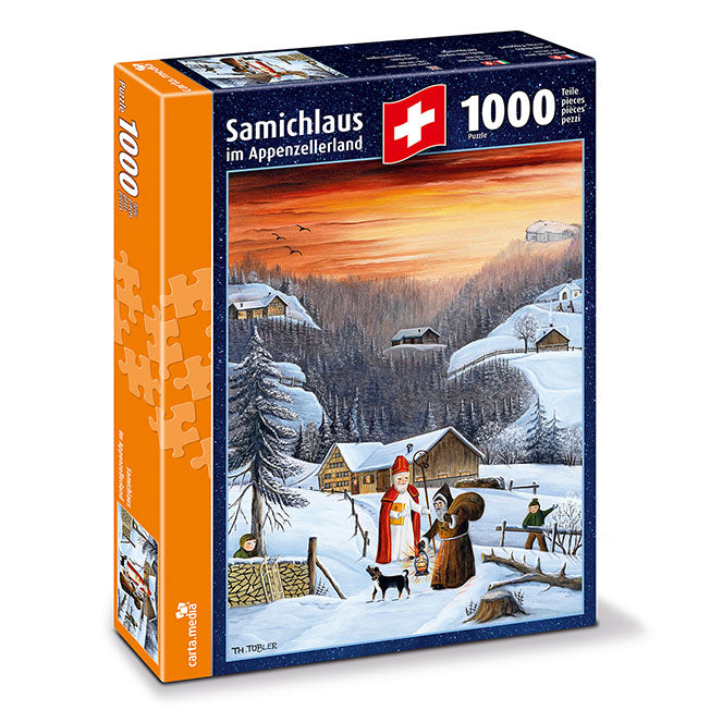 Samichlaus im Appenzellerland Puzzle 1000 Teile von carta.media für Erwachsene günstig online kaufen