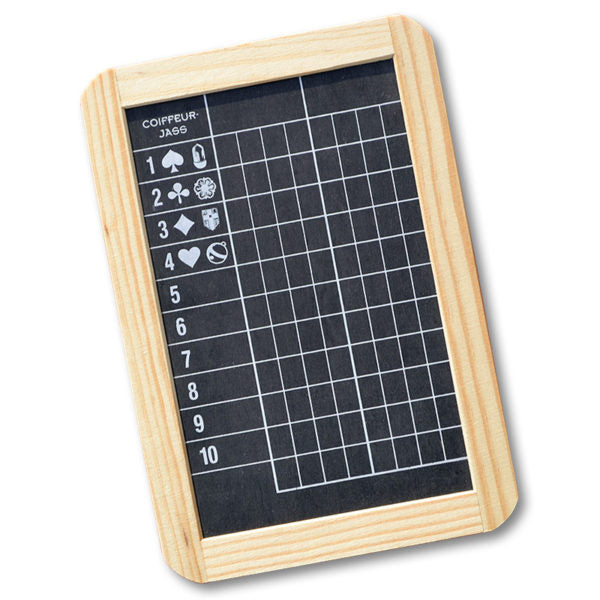 Jasstafel Coiffeur 165 x 240 mm. Jass für 3 Personen. Günstig online kaufen.