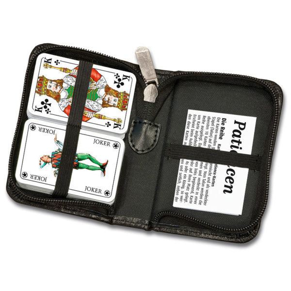 Patiencekarten im Reiseetui. Beliebtes Kartenspiel für Senioren günstig online kaufen auf Jasswelt.ch